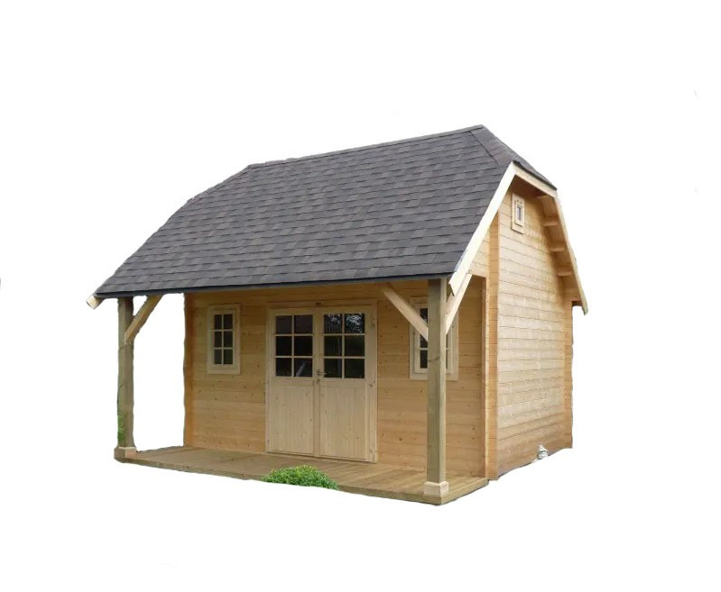 Сучасний сарай, госпблок для дачі з дерева 4,5х4,5 м. від виробника Modern barn - 86