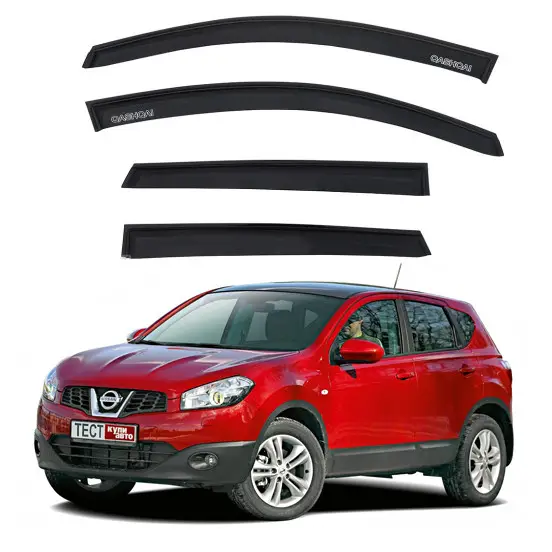 Дефлектори вікон вітровики Nissan Qashqai 2007-2014 3M (скотч) AV-Tuning