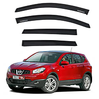 Дефлекторы окон ветровики Nissan Qashqai 2007-2014 3M (скотч) AV-Tuning