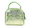 Жіноча шкіряна сумка Galanty 25×10×20 см Зелена, фото 8