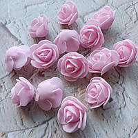 Розочки латексные розовые