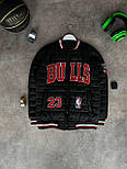 Чоловіча куртка бомбард Chicago Bulls осінь-весна демісезонна Туреччина. Живе фото (чикаго булс), фото 8