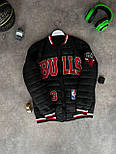 Чоловіча куртка бомбард Chicago Bulls осінь-весна демісезонна Туреччина. Живе фото (чикаго булс), фото 9