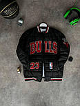 Чоловіча куртка бомбард Chicago Bulls осінь-весна демісезонна Туреччина. Живе фото (чикаго булс), фото 10