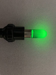 Лампа індикаторна ERG SGL 220v зелена Ba15d