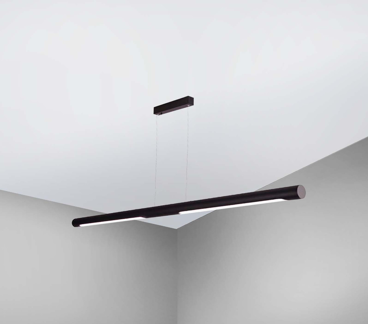 Лінійний підвісний світильник 40W VELA Tube DUO