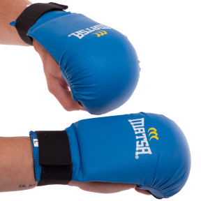 Рукавиці для карате MATSA, Zelart MA-0010 (PU, р-р Л-XL, манжет на гумці, кольори в асортименті)