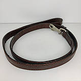 Повідець KARELINE з натуральної шкіри 20 мм 1200 мм Колір:бронза, фото 2