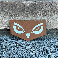 Шеврон «Owl eyes» lasercut bk-gl Coyote