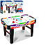 Аерохокей на повітряній подушці, 80*42*60 см, дитяча настільна гра на ніжках, ZC 3005 + 2, фото 2