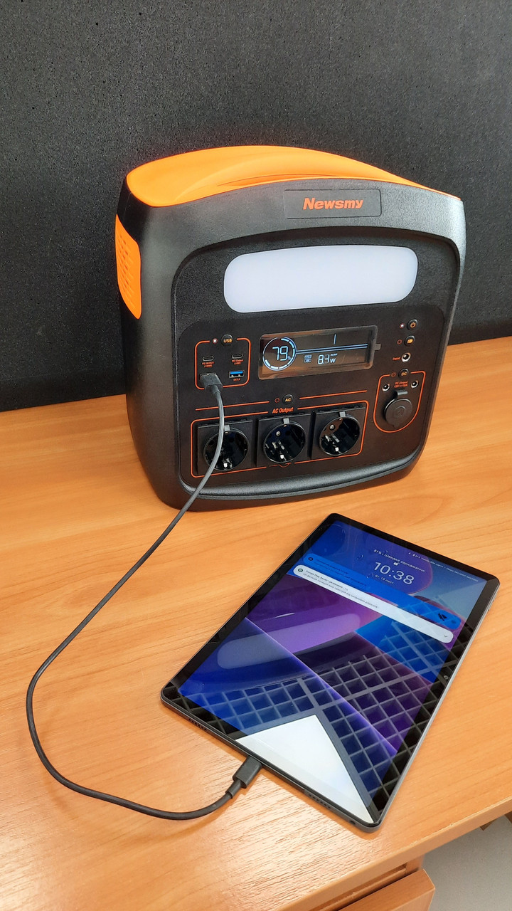 Портативна зарядна станція PROTESTER PRO-PS1200N (921.6 Wh, 1200W, 288000 мА/год)