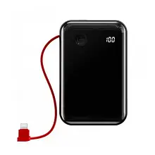 Додатковий акумулятор Baseus Mini S Digital Display 10000mAh Black 3A (with Lightning) 5W