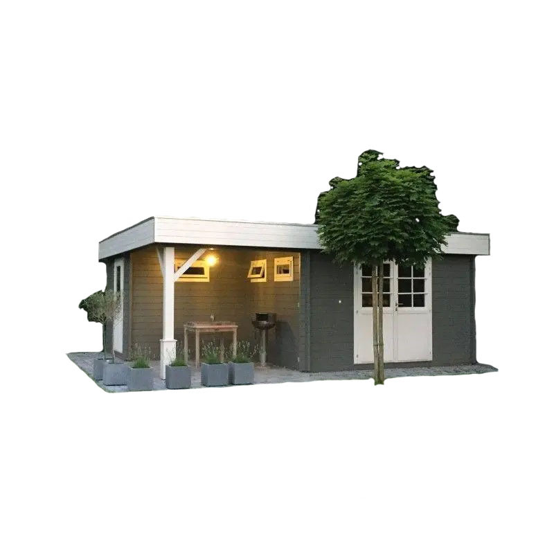 Сучасний сарай, госпблок для дачі з дерева 4.9х4,9 м. від виробника Modern barn - 84