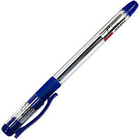 Ручка кульк. "Radius" №0061 Race 0,7мм синя,прозор. корпус(12)(144)(1728)