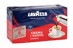 Кава мелена Lavazza Crema e Gusto Classico 6 х 250 г.