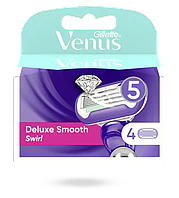 Змінні картриджі для гоління жіночі (Леза) Venus Swirl 4 шт
