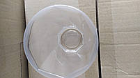 Склянка одноразова ПЕТ 400 мл пластикова фігурна з купольною кришкою для коктейлів, фото 3