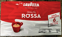 Кофе молотый Lavazza Qualita Rossa 6 x 250 г.