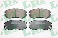 Передні колодки Hyundai Elantra IV, Sonata IV-V, COUPE, ix20, Tucson, TIBURON/ Kia SOUL I, SPORTAGE II LPR