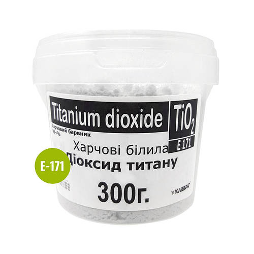 Купить Диоксид Титана Klebrig 300г Пищевая добавка Е-171, цена 103 ...