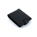 Шкіряний чоловічий гаманець Mario Dion 208C чорний, фото 3