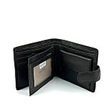 Шкіряний чоловічий гаманець Mario Dion 208C чорний, фото 5