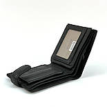 Шкіряний чоловічий гаманець Mario Dion 208C чорний, фото 4