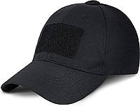 Black Medium M-Tac Operator Hat тактическая бейсболка армейская, нашивка в стиле милитари для мужчин