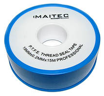 Тефлонова стрічка MAITEC (ФУМ стрічка) 19мм холодна вода
