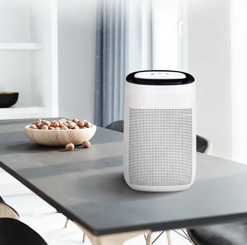 Розумний осушувач повітря + смарт очищувач повітря 2-в-1 Hysure-101 із HEPA-фільтром. WIFI рециркулятор повітря, з баком 1л, фото 1