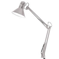 Настольная лампа(светильник) Lemanso LMN093 20Вт E27, для лед ламп, серебряная