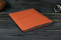 Кожаный чехол для MacBook Air 13" (2018-2021) Дизайн №30, кожа Grand, цвет Коньяк