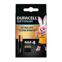 Батарейки AAA / LR03 Duracell Optimum Alkaline (4шт.)