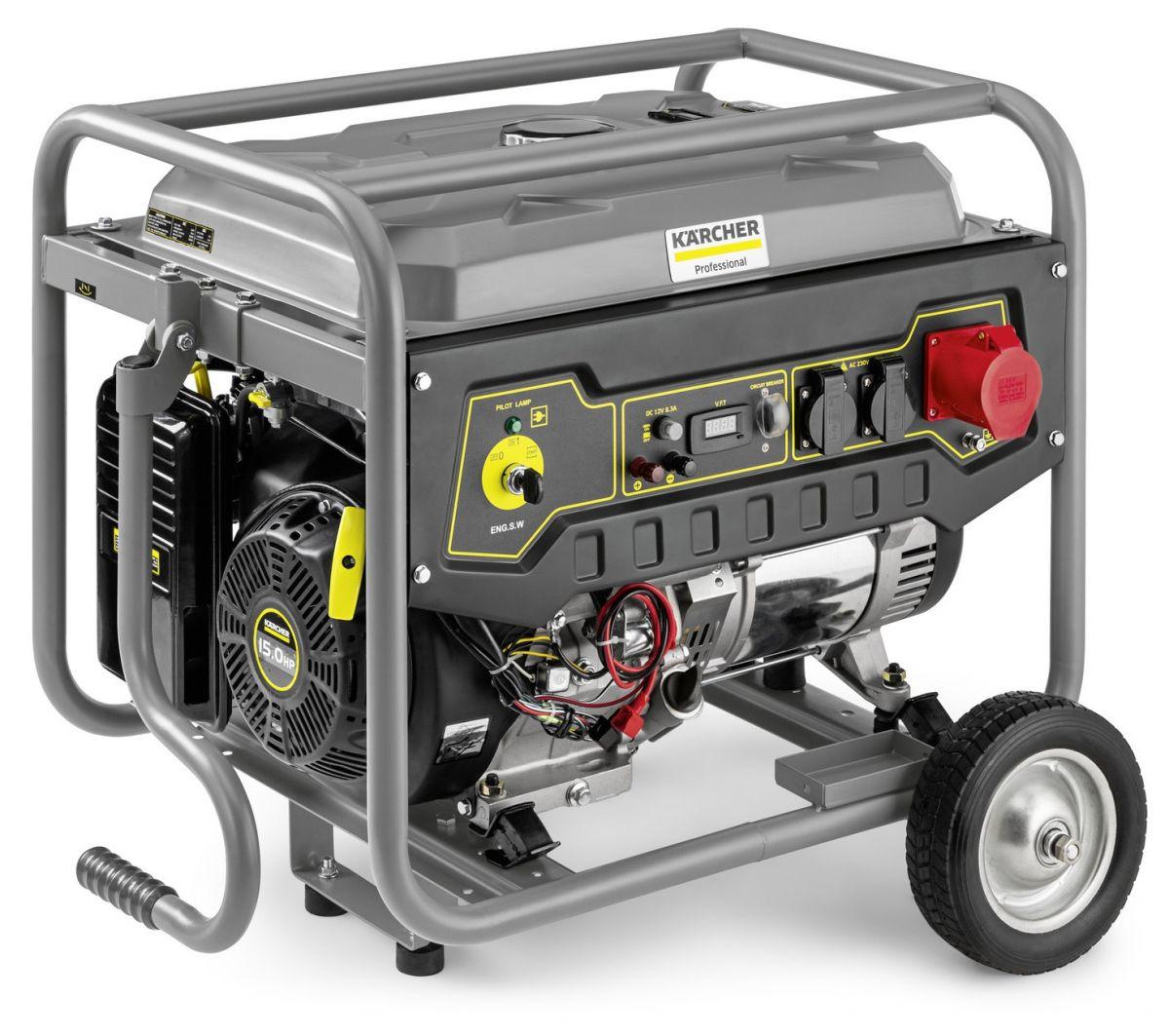 Karcher Генератор PGG 8/3 бензиновий, 380 (+ 230В), електростарт, max 7.5кВт, AVR