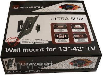 Кріплення для телевізора13”-42  UNIVISION ULTRA SLIM