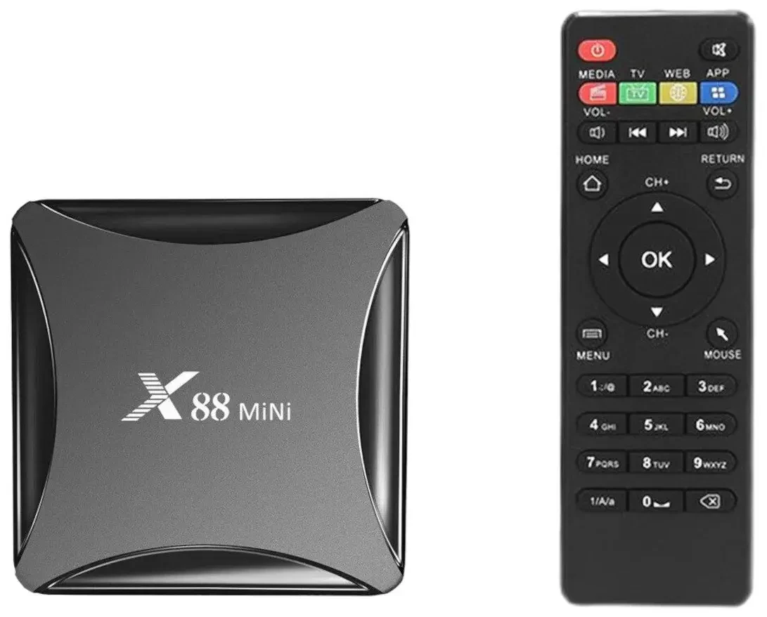 Смарт-ТВ-приставкаTV Box Android X88 mini 4Ядра+2Gb RAM+16Gb ROM Android, приставки для телевізорів