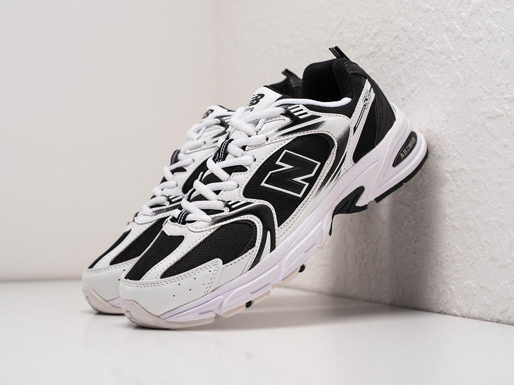 Спортивні кросівки New Balance 530 Black White (Кроскування Нью Баланс 530 чорно-білі жіночі та чоловічі 36-45