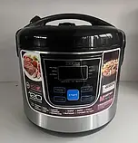 Побутова мультиварка з рисоваркоюZepline ZP060 з 12 програмами для готування страв 6 л, мультиварка1800 Вт, фото 8