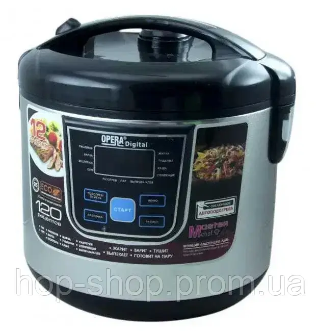 Побутова мультиварка з рисоваркоюZepline ZP060 з 12 програмами для готування страв 6 л, мультиварка1800 Вт, фото 1