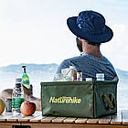 Відро складане Naturehike Square bucket 13 л NH19SJ007 green, фото 4