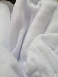 Плед махровий 90х200 см білий колір