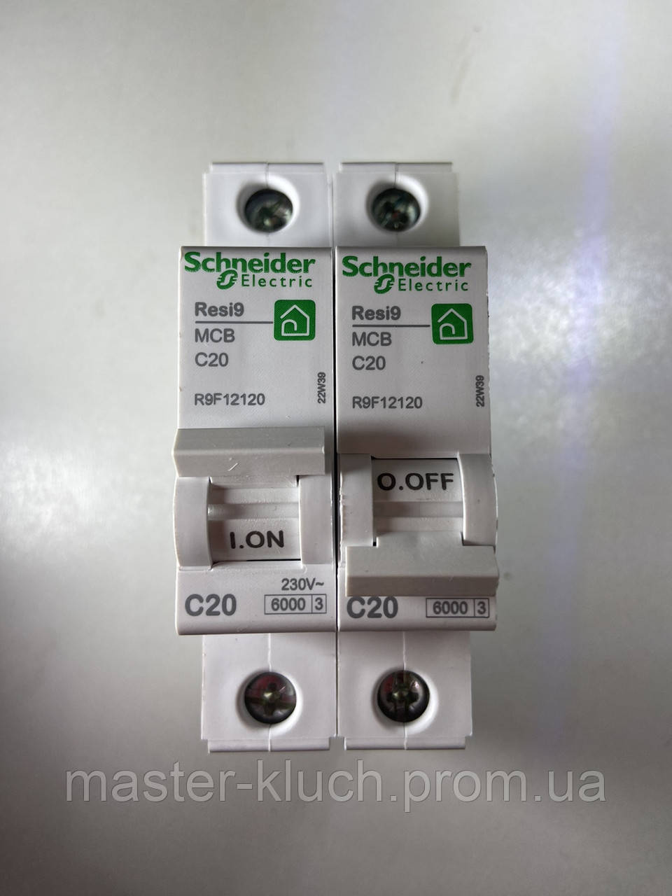 Автоматический выключатель Schneider Electric Resi9 20А 1P С - фото 4 - id-p1767286634