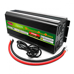 Перетворювач інвертор Wimpex 7200W 12V 220V DC AC USB3 функція заряджання