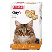 Витамизированное лакомство Kitty's Beaphar с таурином и биотином для кошек, 180 табл