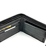 Шкіряний чоловічий гаманець H.T Leather 208-0611 чорний, фото 6