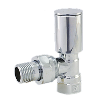 Кран радіаторний хром кутовий верхній 1/2" FADO (RC01)