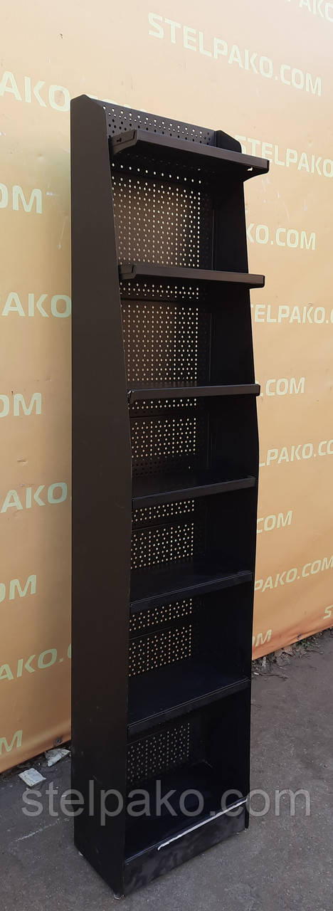 Торгові пристінні (односторонні) стелажі «Колумб» 200х40 см., на 7 полиць, Б/у, фото 1
