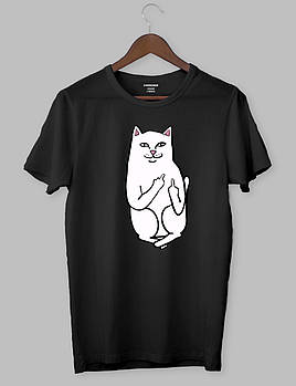 Футболка чоловіча з принтом "Ripndip кіт"