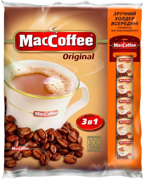 Кава розчинна MacCoffee Original (3 в 1) 100 х 20 г
