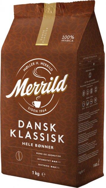 Кава Lavazza Merrild Dansk Classic в зернах 1 кг